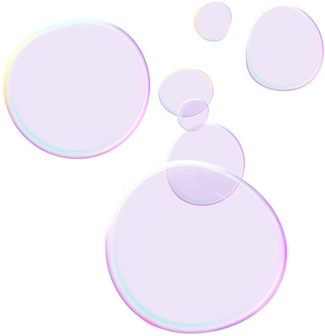 æ¢¦å¹»é£Žæ ¼å¤šå½©æ³¡æ³¡è´´çº¸-泡泡